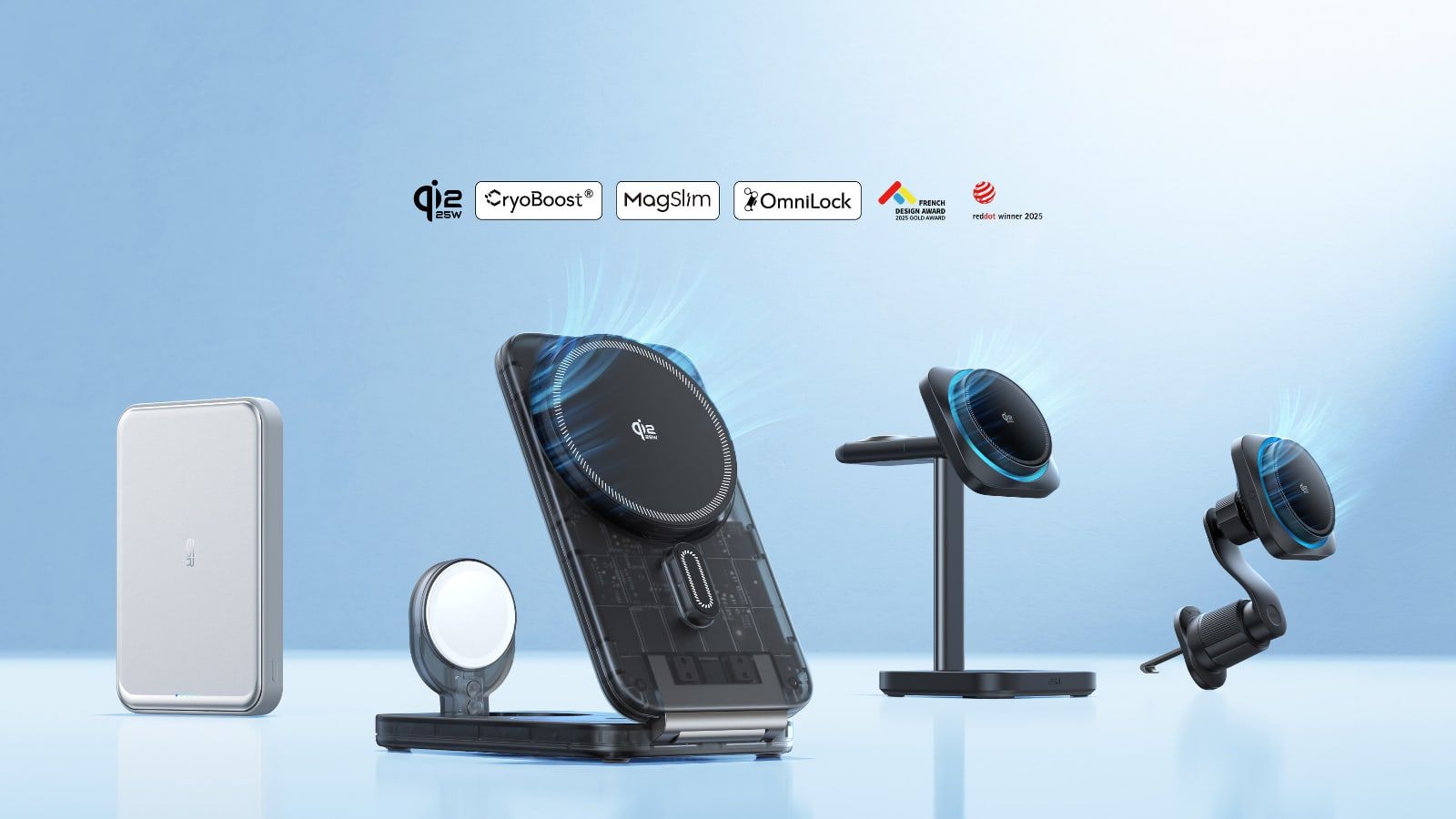 ESR dévoile ses chargeurs Qi2.2 25W avec CryoBoost au CES 2026
