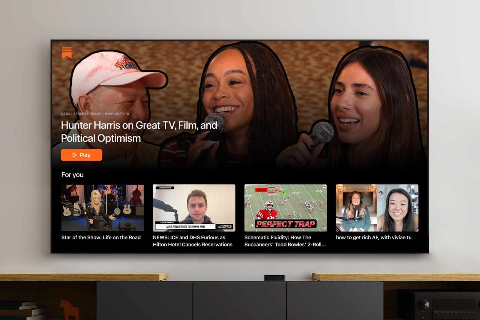 Substack lance une application Substack TV pour Apple TV (et Google TV)