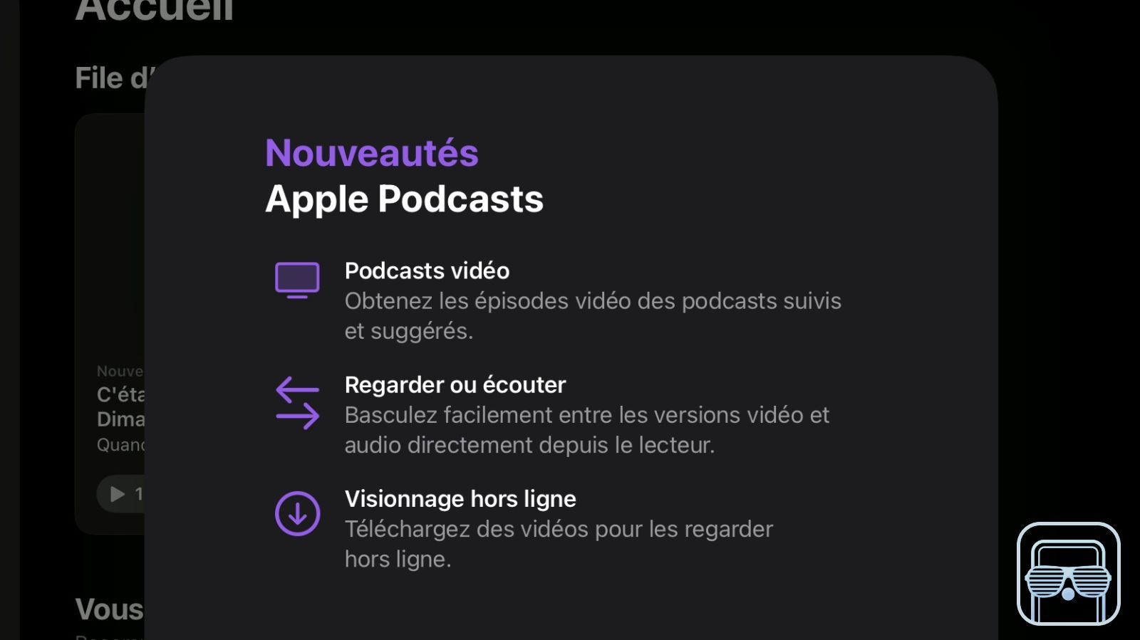 apple podcasts video ios 26 4