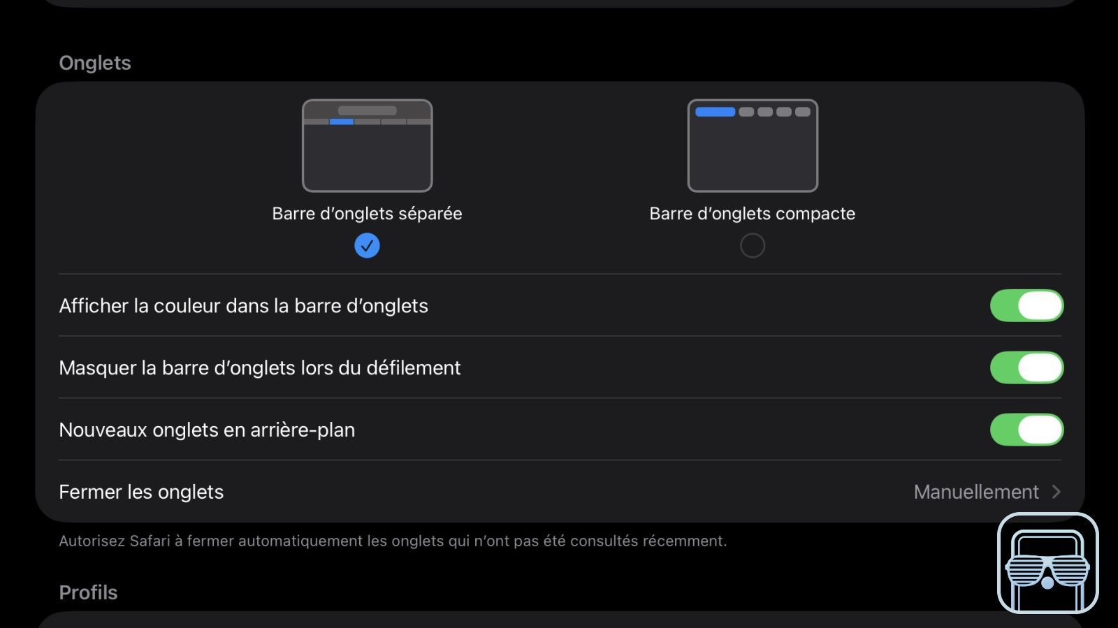 Safari retrouve sa barre d’onglets compacte sur macOS et iPadOS 26.4