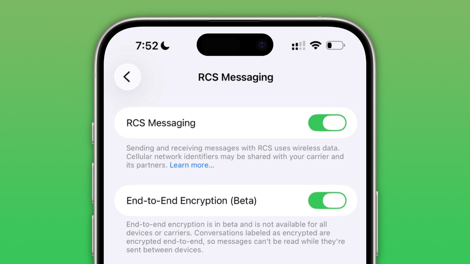 iOS 26.4 bêta 2 : Apple et Google testent le chiffrement des messages RCS entre iPhone et Android
