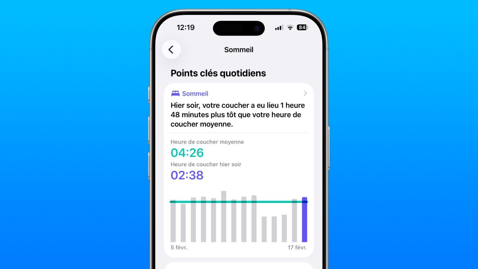 Apple peaufine le suivi du sommeil avec iOS 26.4
