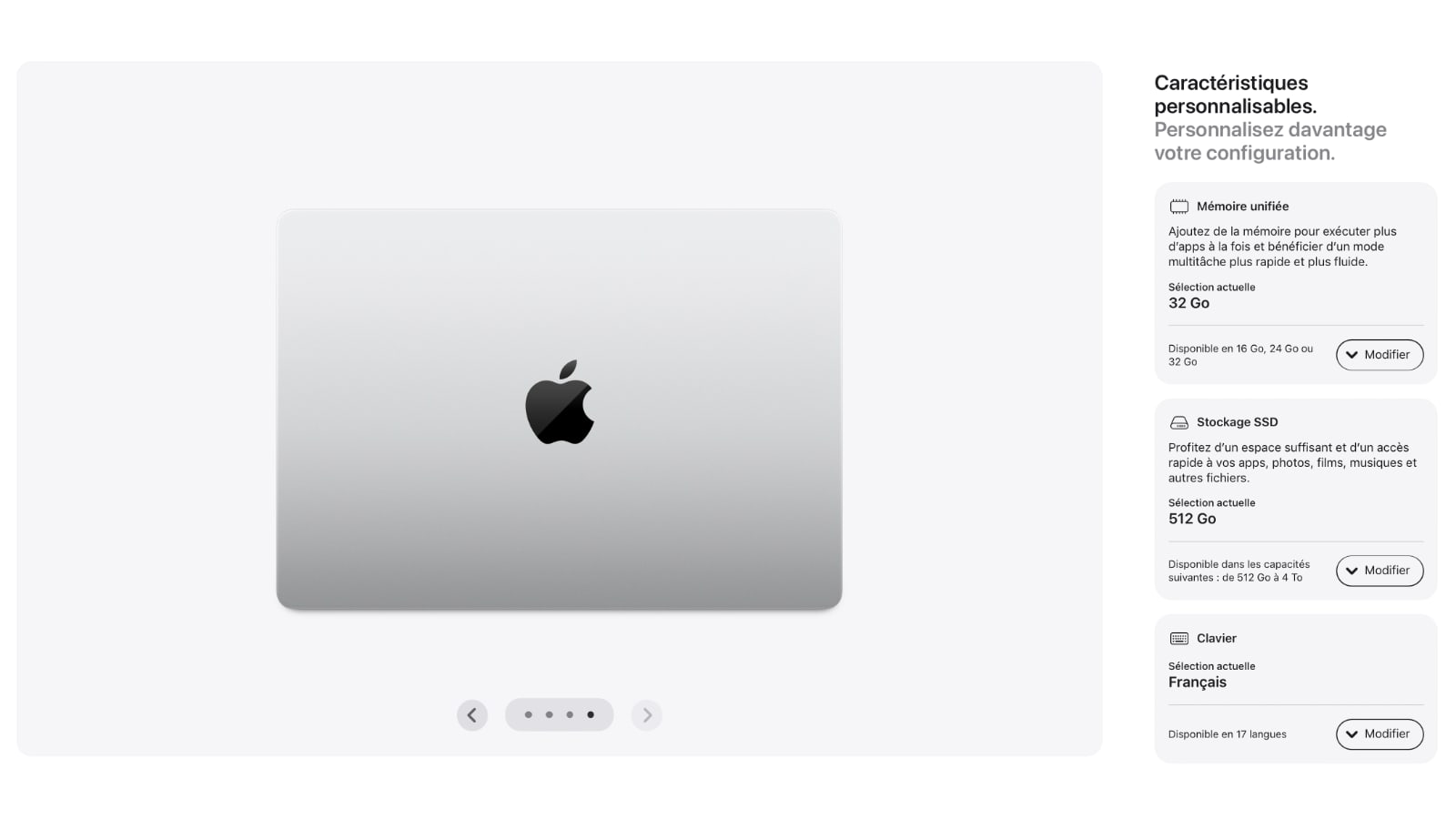 macbook commande apple 2026 ram