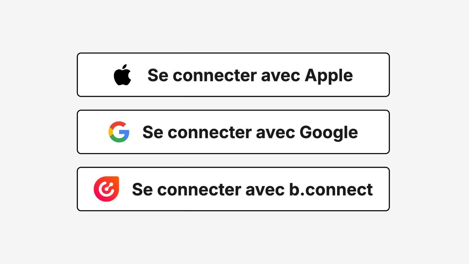 b.connect, la solution française qui veut remplacer "Se connecter avec Apple"