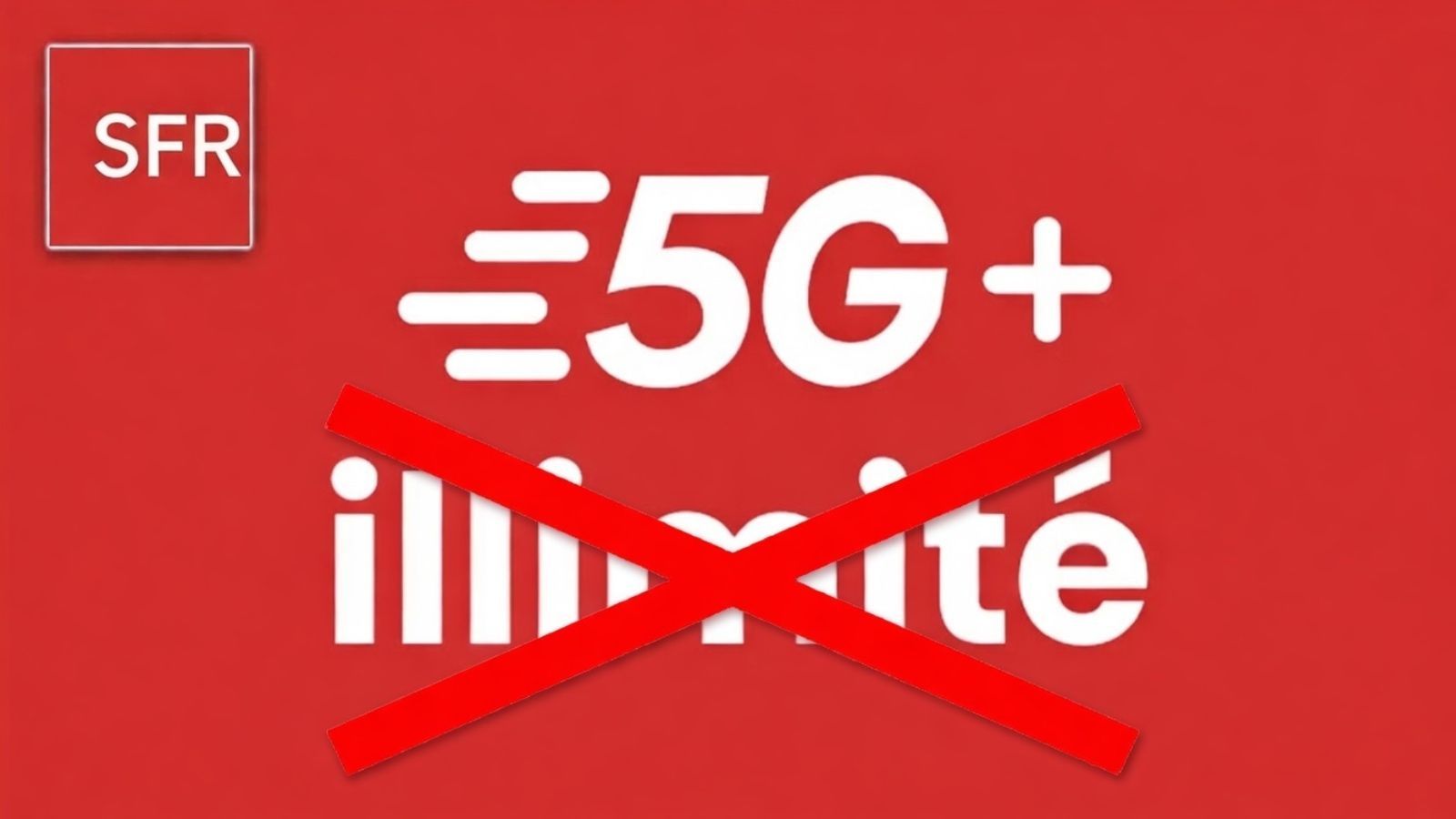 Le forfait 5G+ illimité de SFR limite vos téléchargements à 20 Go