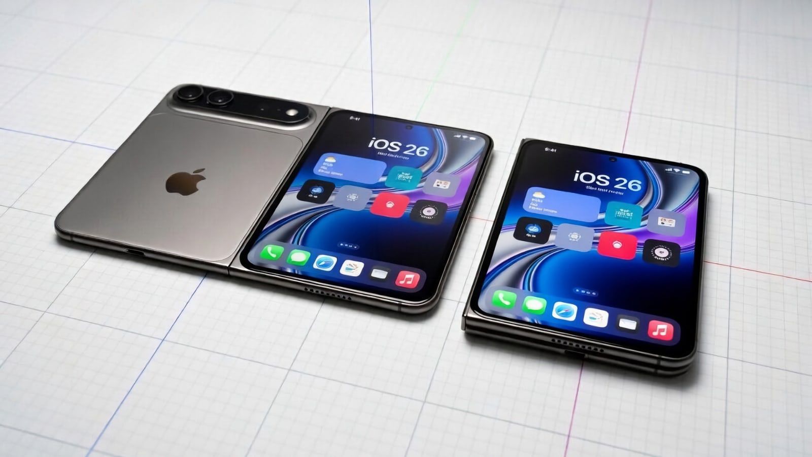 iPhone Fold : des fichiers CAD en fuite confirment son design