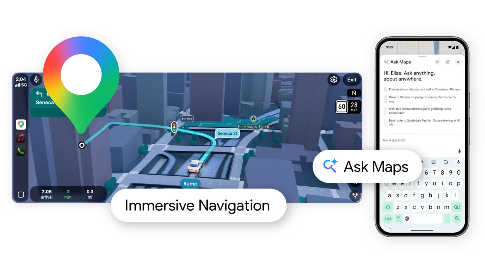 Google Maps va lancer la navigation 3D immersive