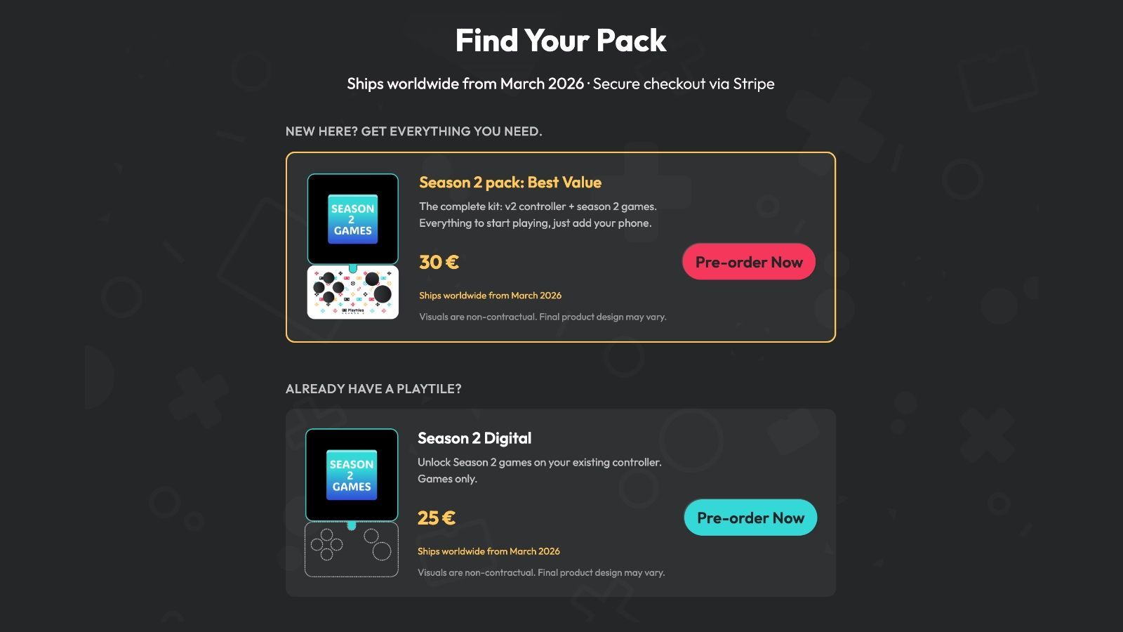 playtiles offres prix saison 2