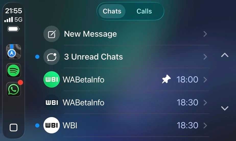 whatsapp carplay wabetainfo 