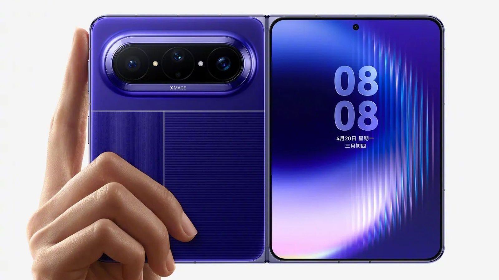 Le nouveau Huawei Pura X Max ressemble au futur iPhone pliable