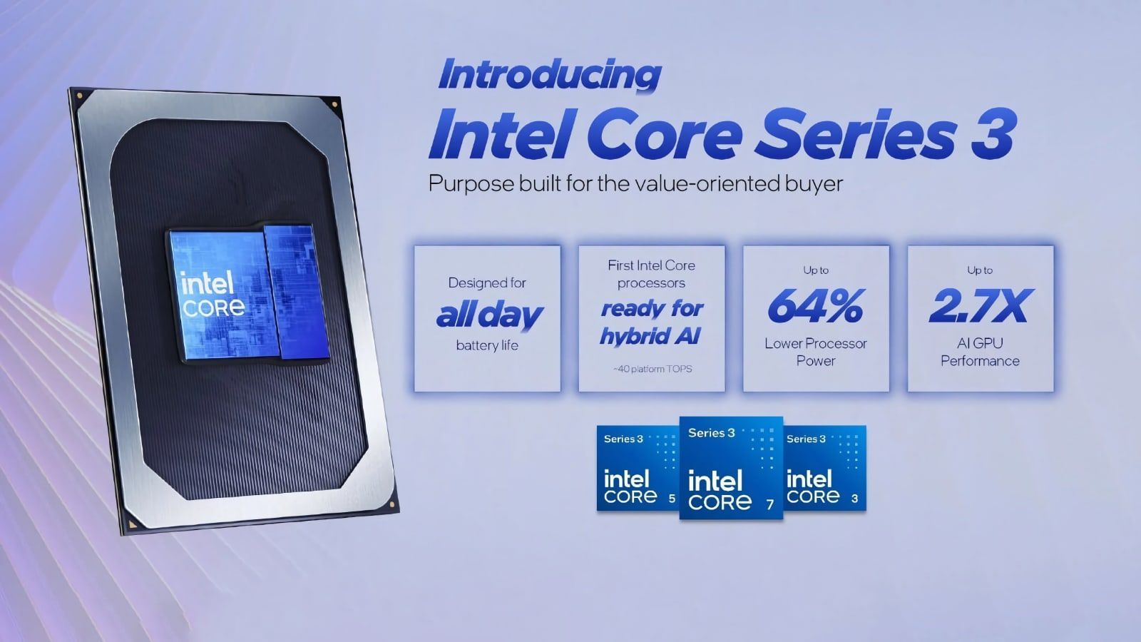 Wildcat Lake Core 300 : Intel riposte au MacBook Neo avec une puce 21 % plus rapide