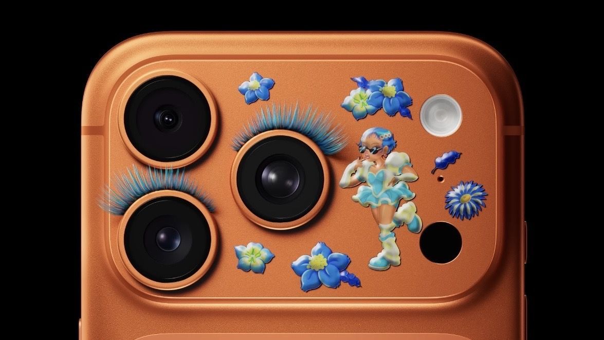 Apple fait sa pub avec des stickers sur l’iPhone 17 Pro