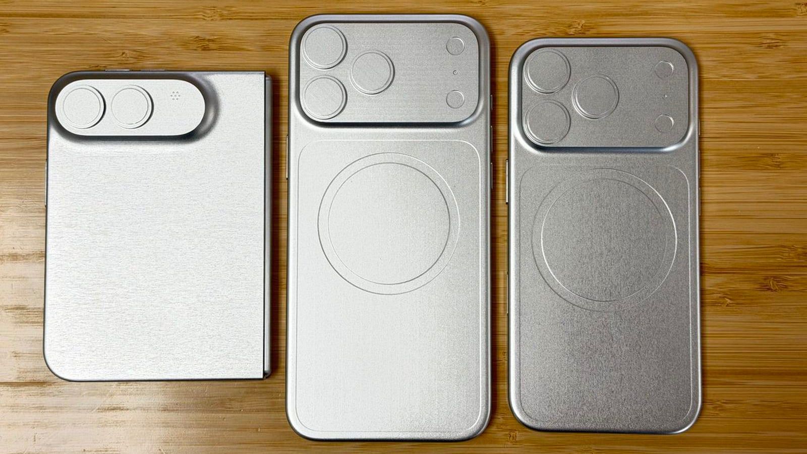 Maquette iPhone Ultra pliable : taille et design comparés aux autres appareils Apple