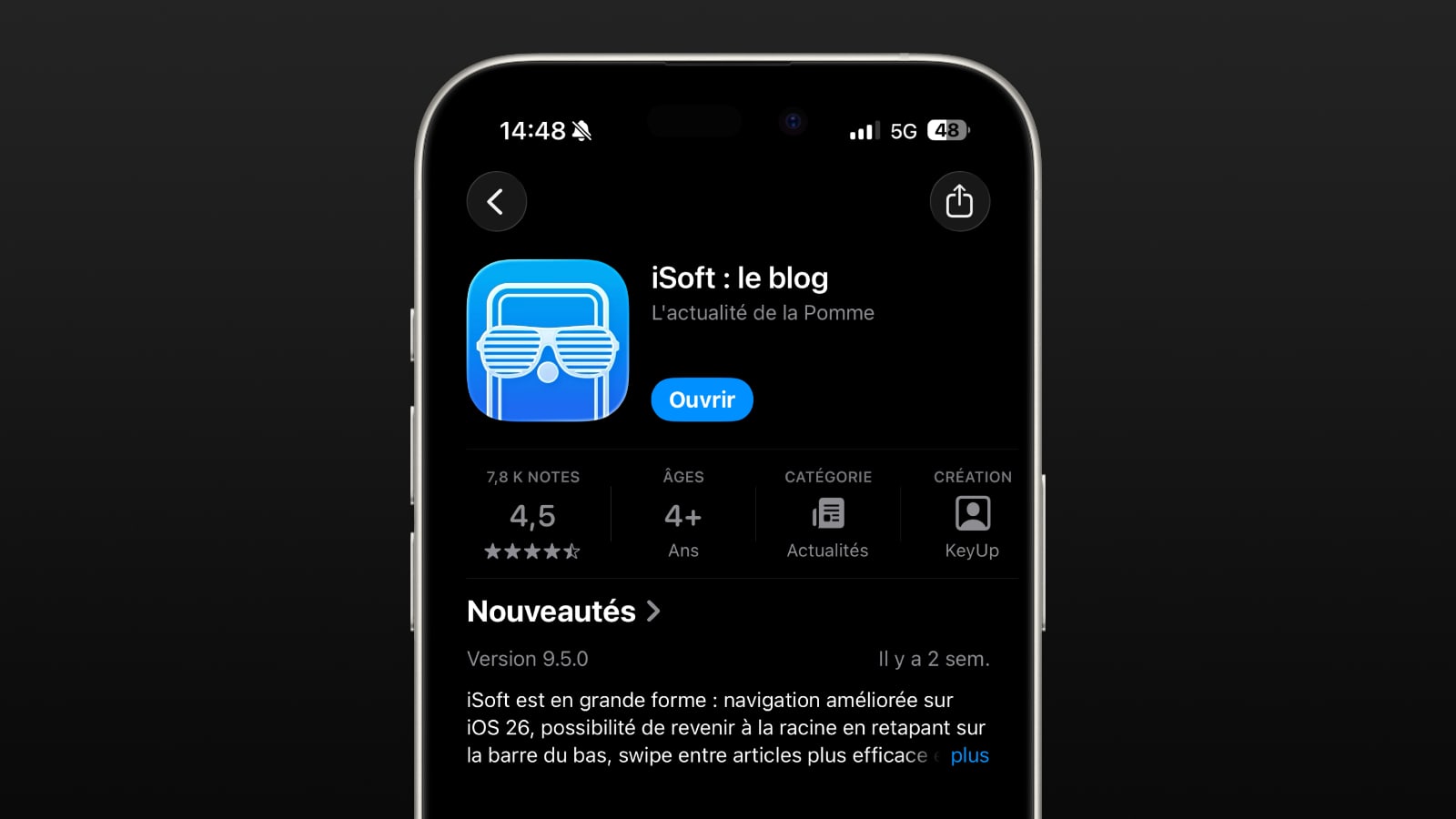 Les notes 4 étoiles sur l’App Store pénalisent les développeurs