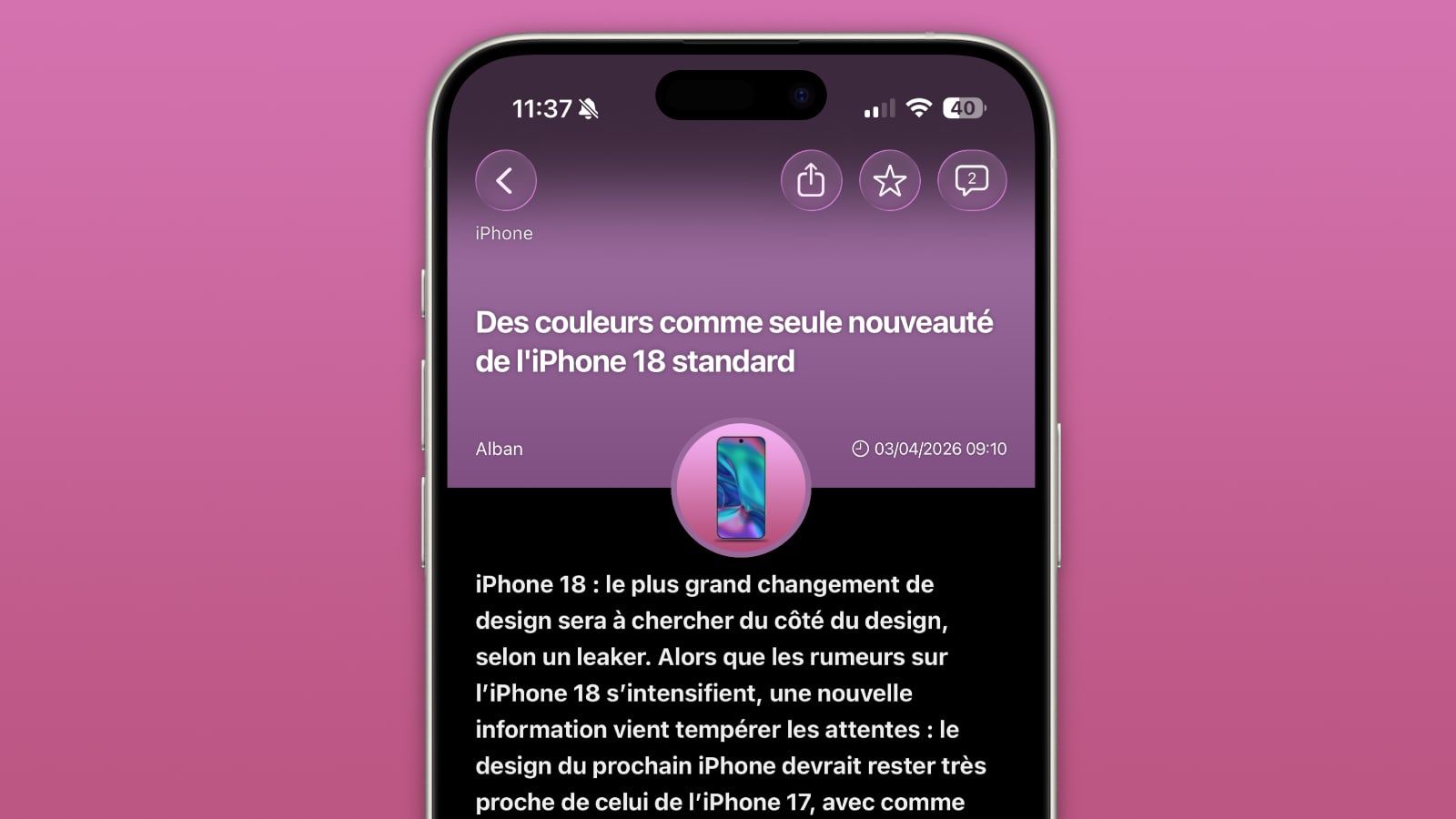 iSoft 9.5 : une mise à jour qui peaufine l’expérience sur iOS 26
