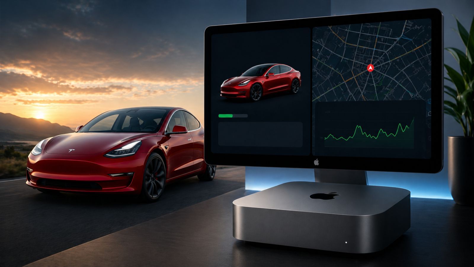 Comment afficher macOS sur l’écran d’une Tesla avec un Mac Mini dans le coffre