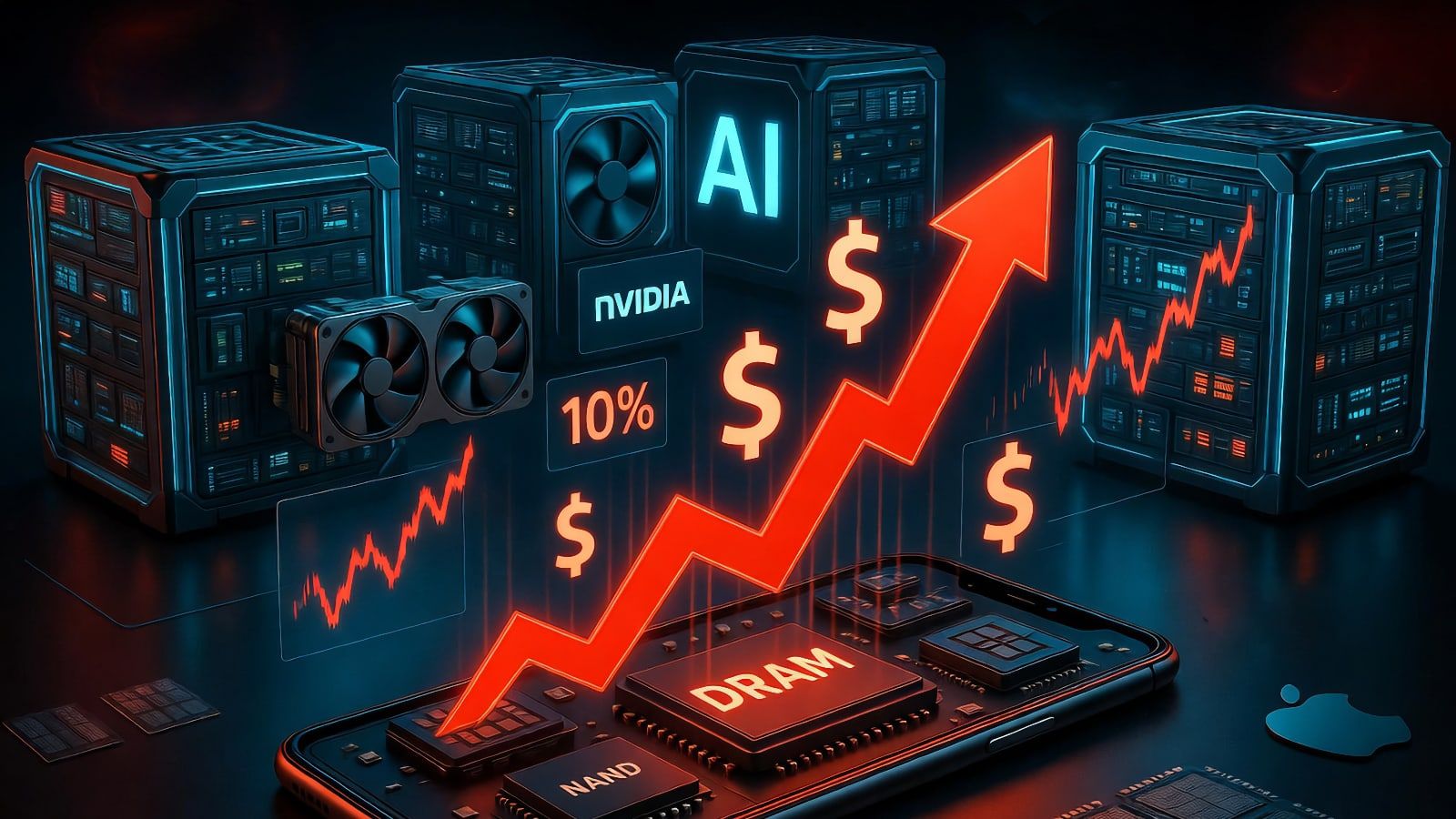 Mémoire : les coûts vont quadrupler d’ici 2027, Apple face à un choix crucial
