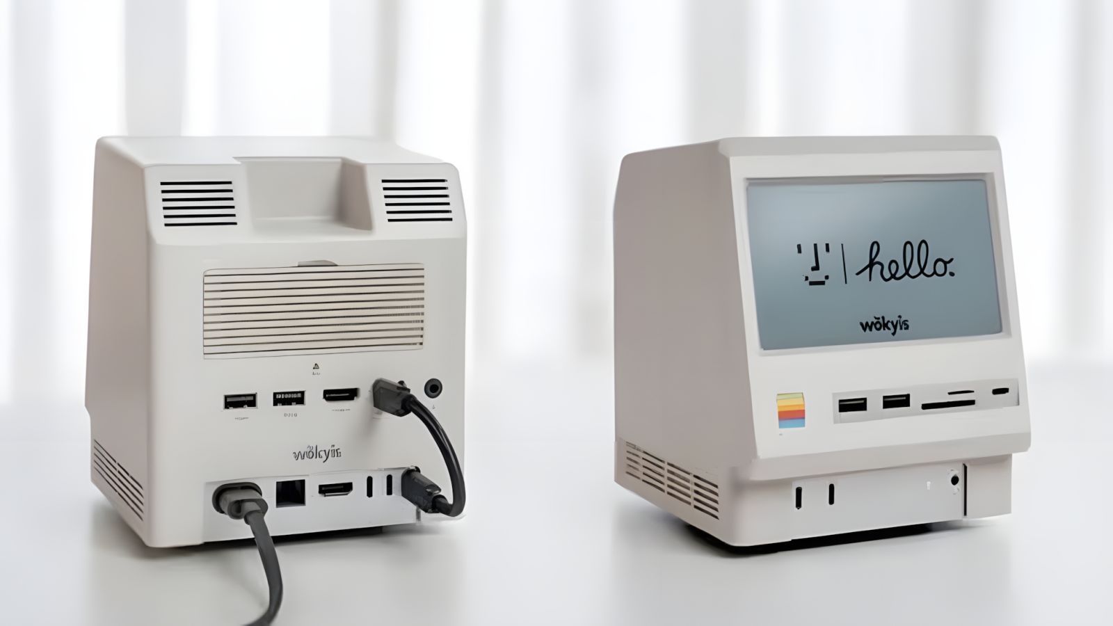 Ce dock inspiré du Macintosh original transforme votre Mac mini en station de travail vintage