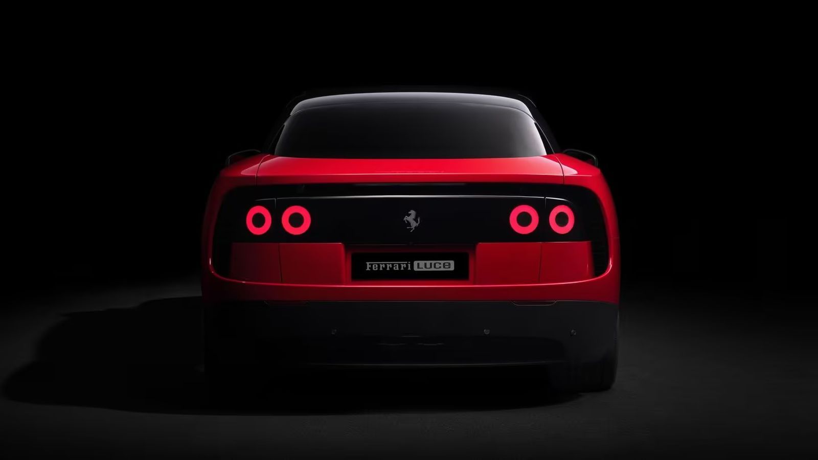 ferrari luce red rear