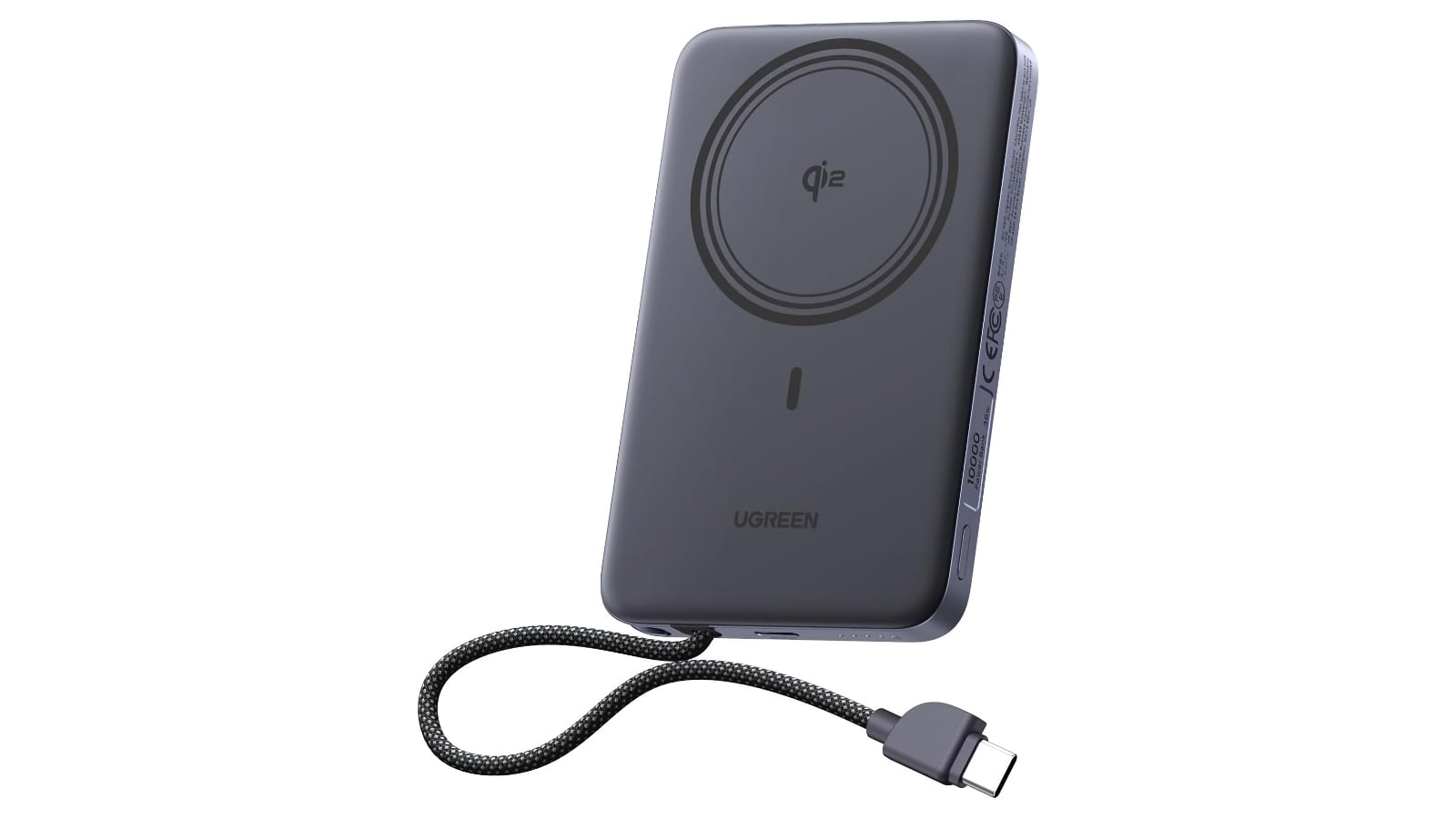 ugreen magflow air qi2 15w ultra slim batterie externe