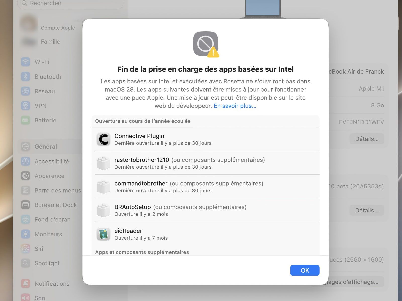 intel apps macos 27 liste
