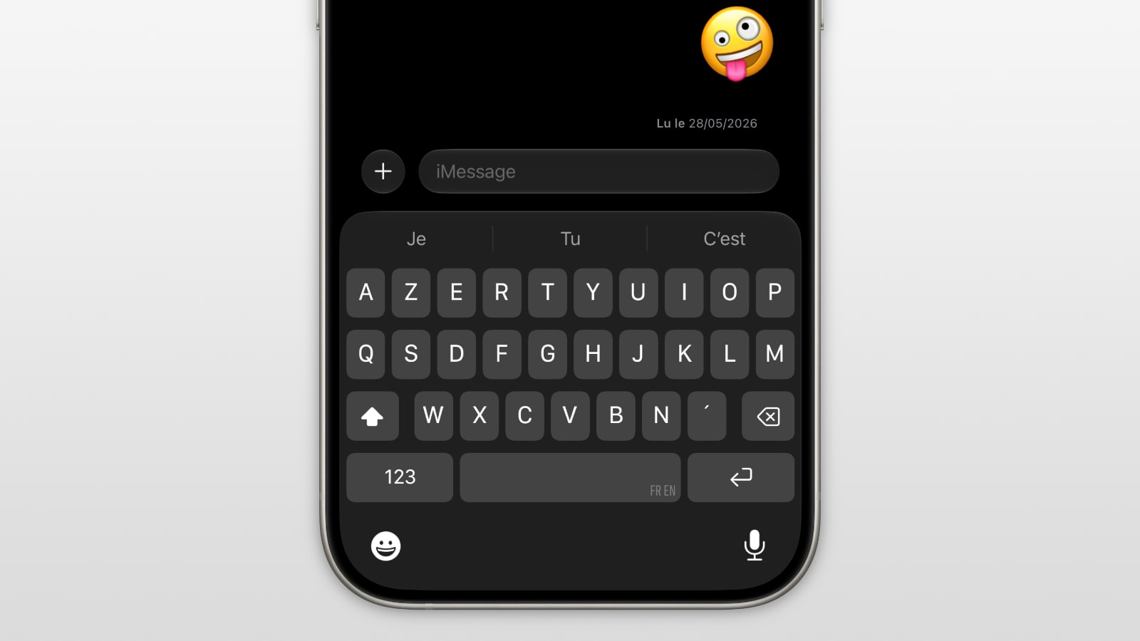 iOS 27 fait plaisir à Justin Bieber en permettant de cacher le bouton de dictée dans Messages