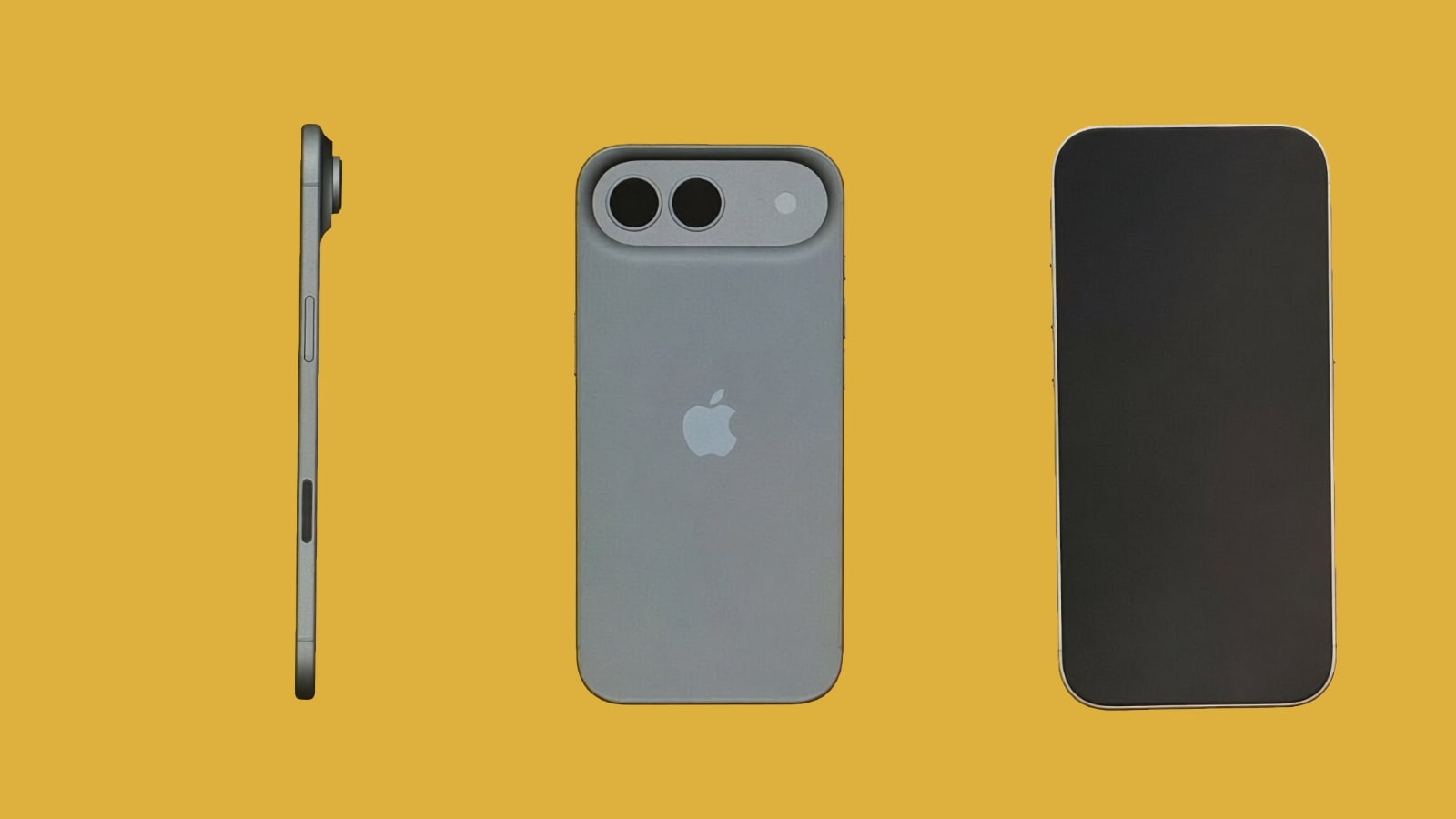 iPhone Air 2 : un premier visuel révèle un grand changement au dos