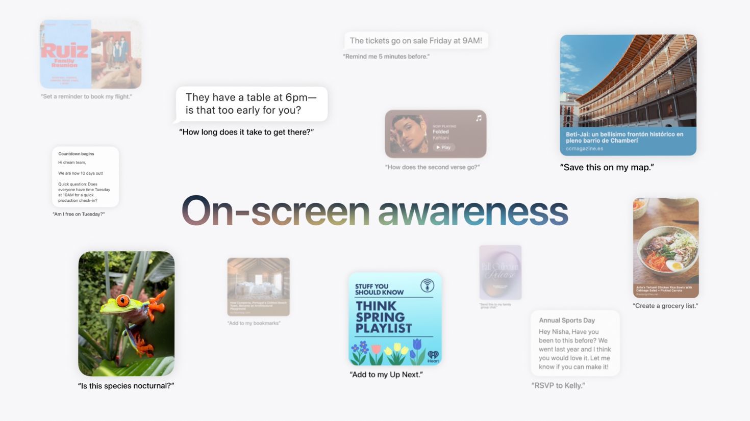 keynote apple wwdc26 ai on screen awarness