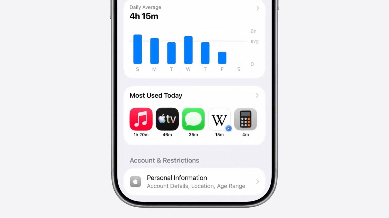 keynote apple wwdc26 screen time apercu