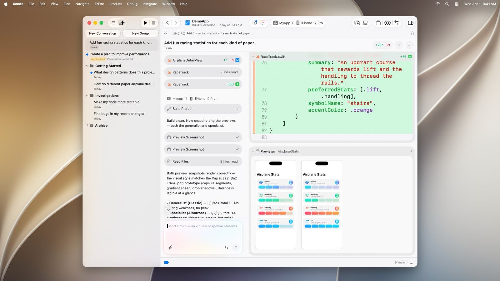 macos27 xcode 27 gemini agent