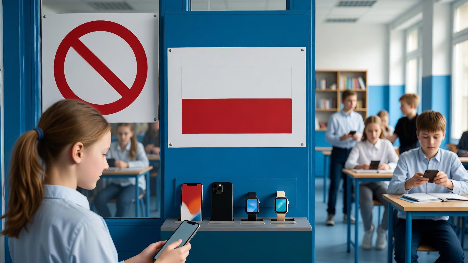 La Pologne veut interdire les téléphones à l’école pour les moins de 16 ans