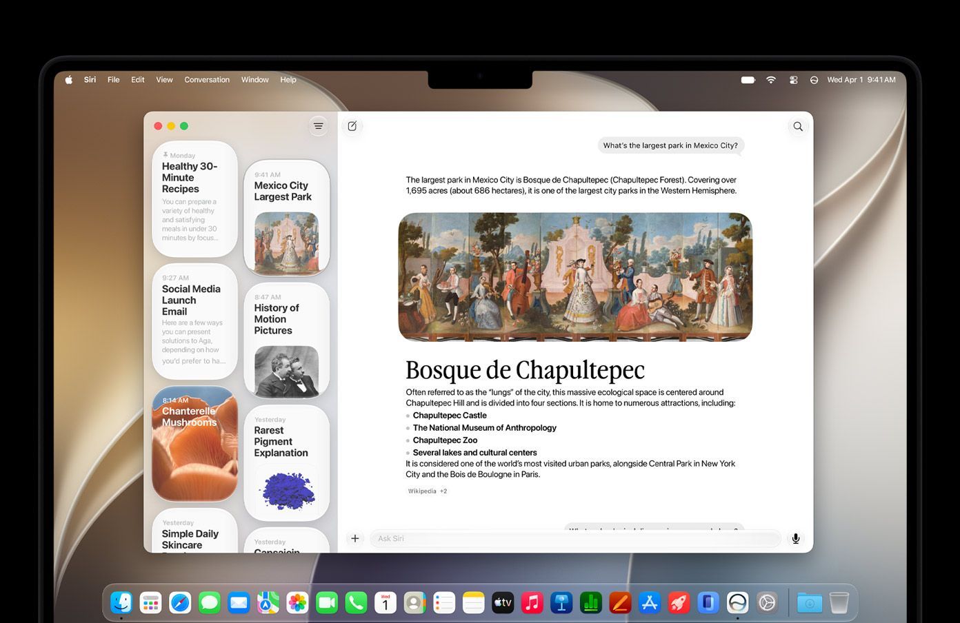 siri app macos 27