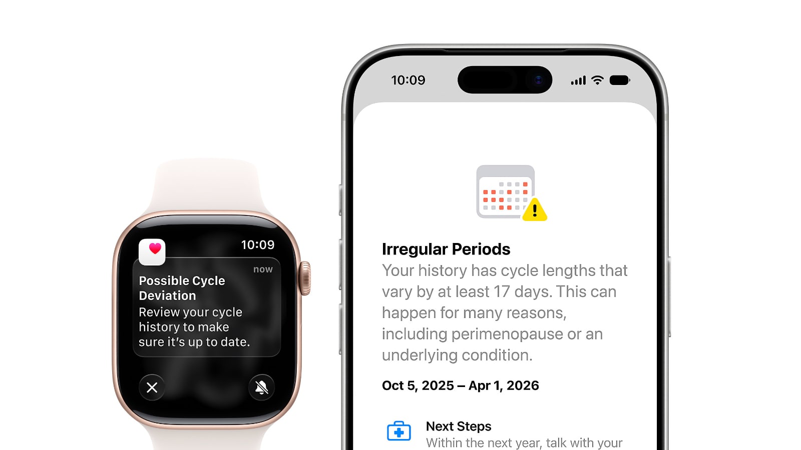 watchos 27 menstruation menopause