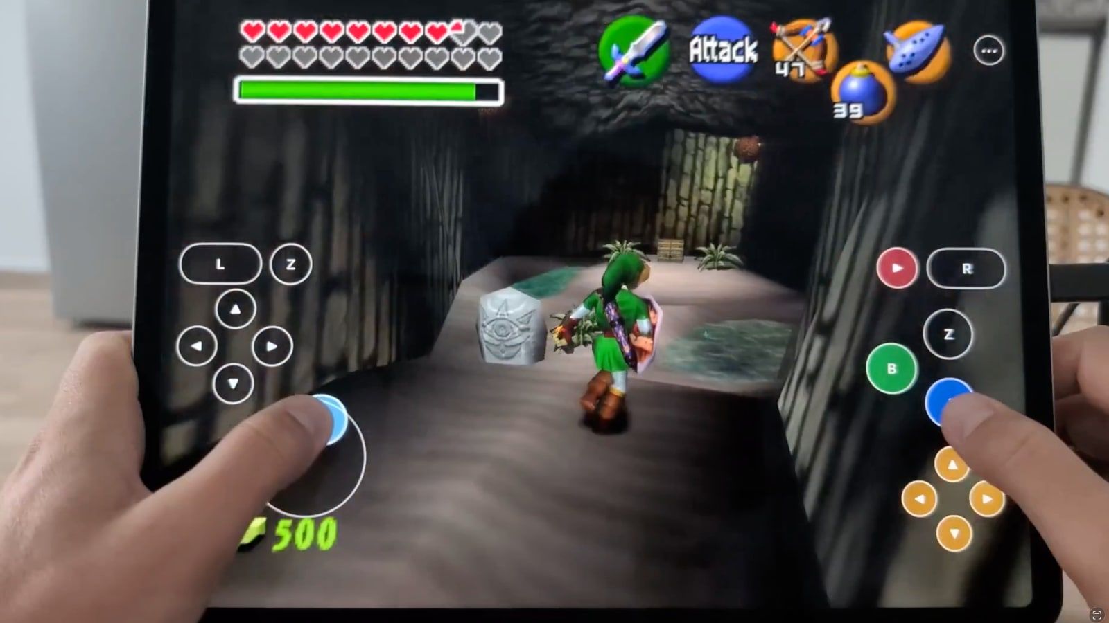 Kahris a porté The Legend of Zelda: Ocarina of Time nativement sur iPhone et iPad via Codex