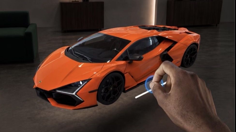 lamborghini app vision pro