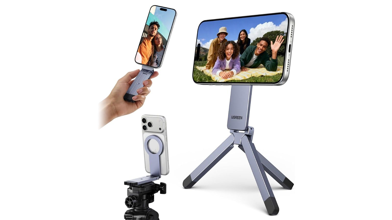 Trépied magnétique UGREEN pour iPhone : l’accessoire indispensable pour vos vacances !