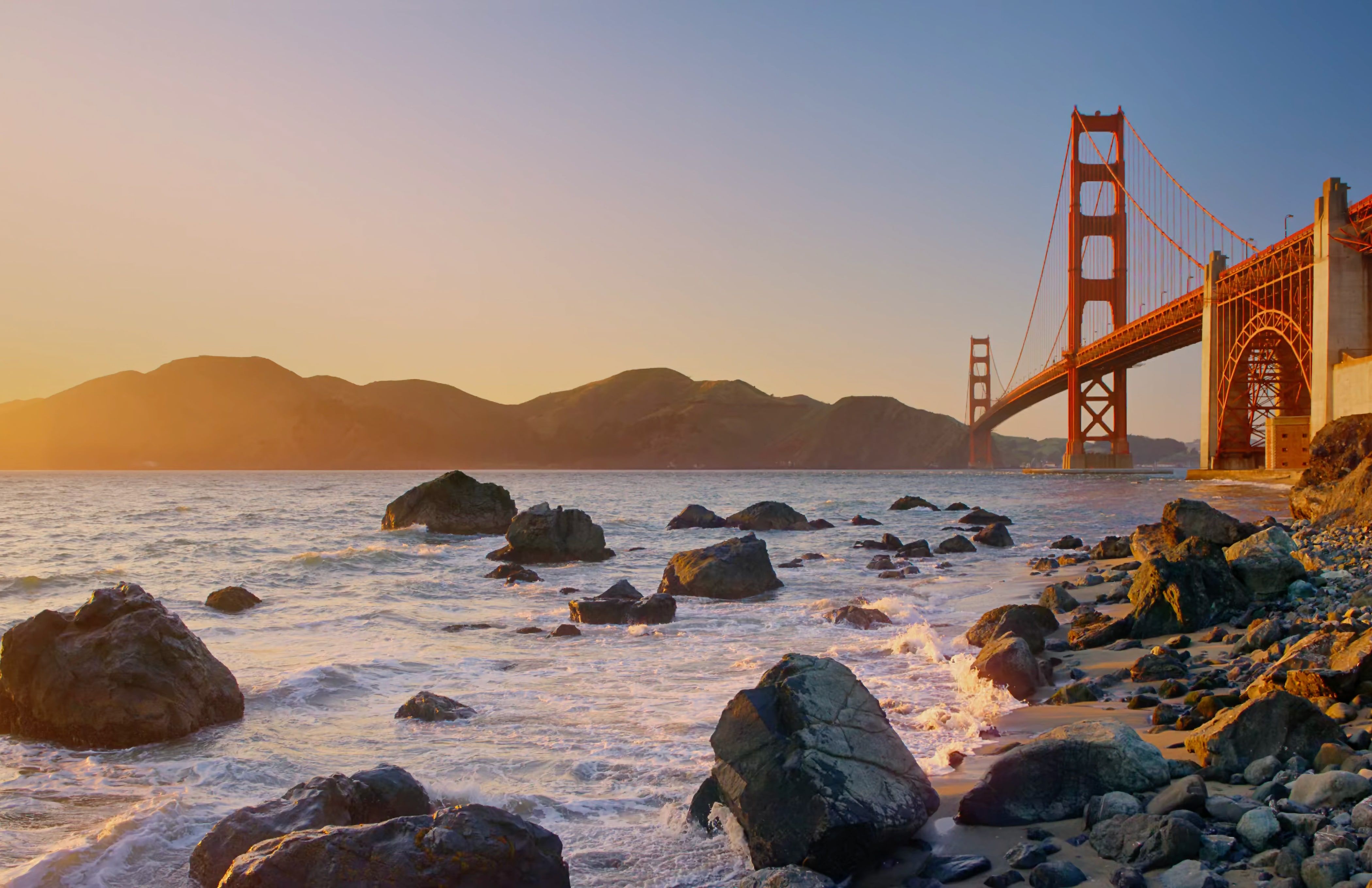 golden gate wallpapers pont sf eau macos27