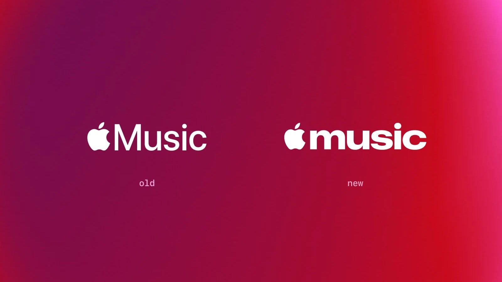 apple music 2016 logo vs apple music 2026 logo