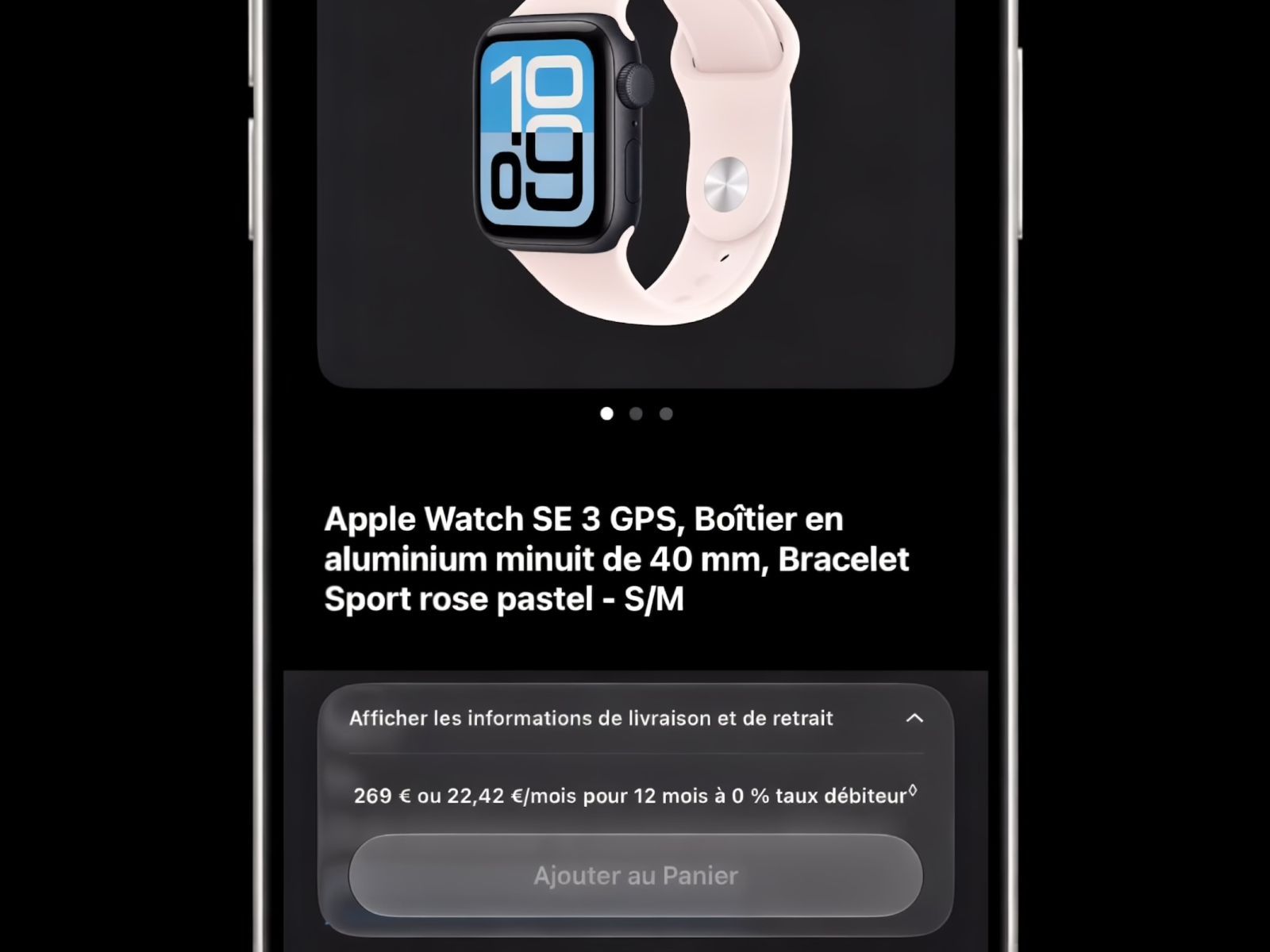 Surprise, Apple ne vend plus d’Apple Watch SE 3