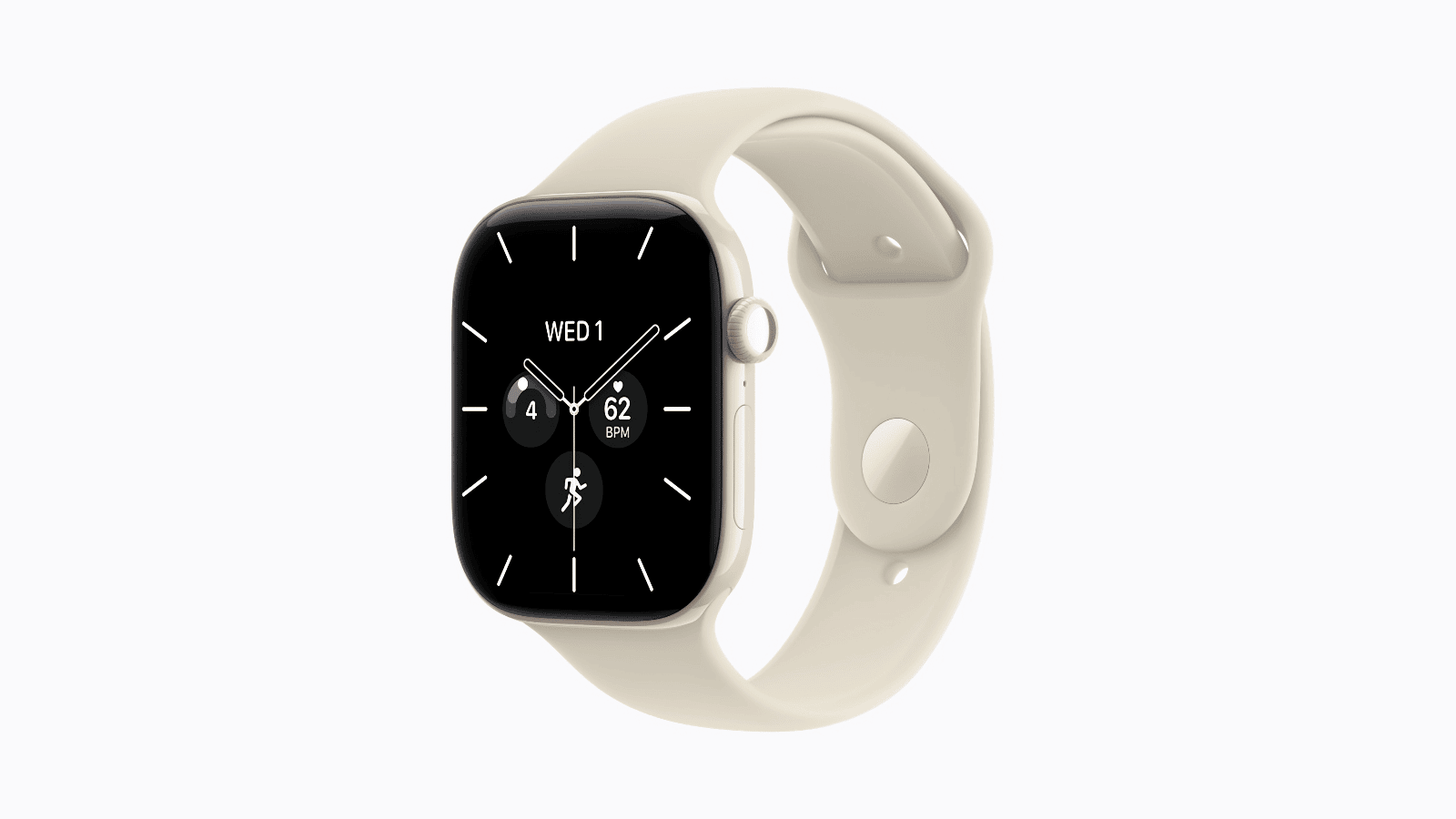 apple watch series 12 pearl white ceramic with sand sport