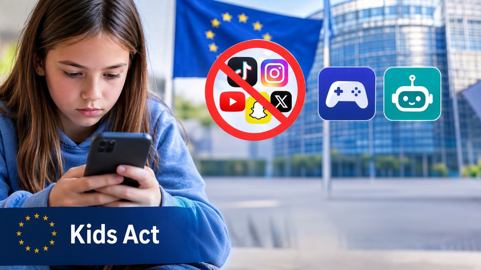 commission europeenne kids act reseaux sociaux
