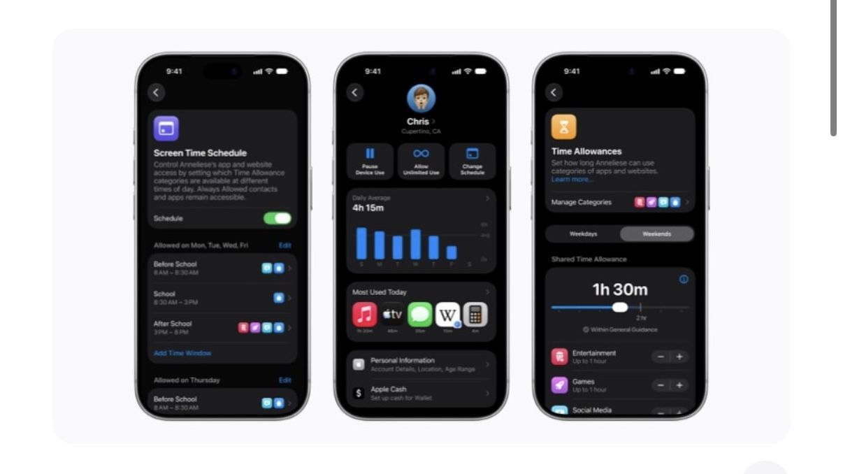 iOS 27 améliore fortement le contrôle parental sur iPhone, iPad et Mac