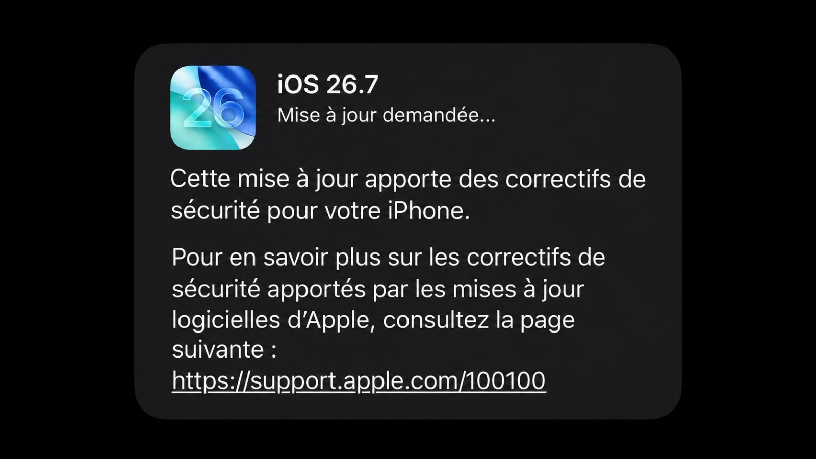 Apple sème la confusion en lançant iOS 26.7 et iOS 27 simultanément