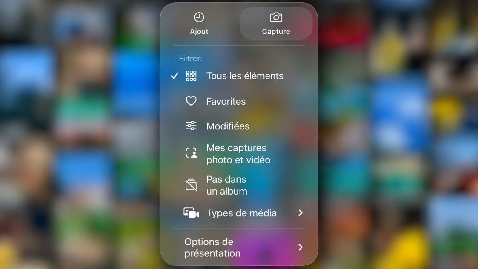 ios 27 menu photos