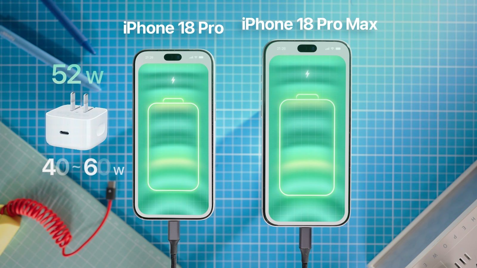 iphone 18 pro vs iphone 17 pro batterie recharge