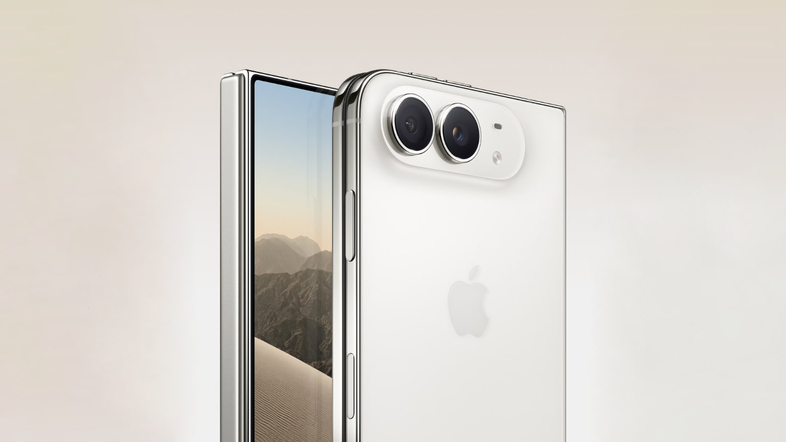 iphone duo beige fond