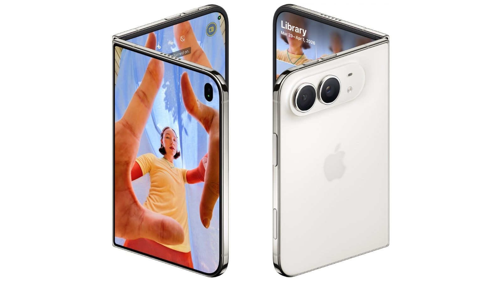 iphone duo ouvert deux cotes