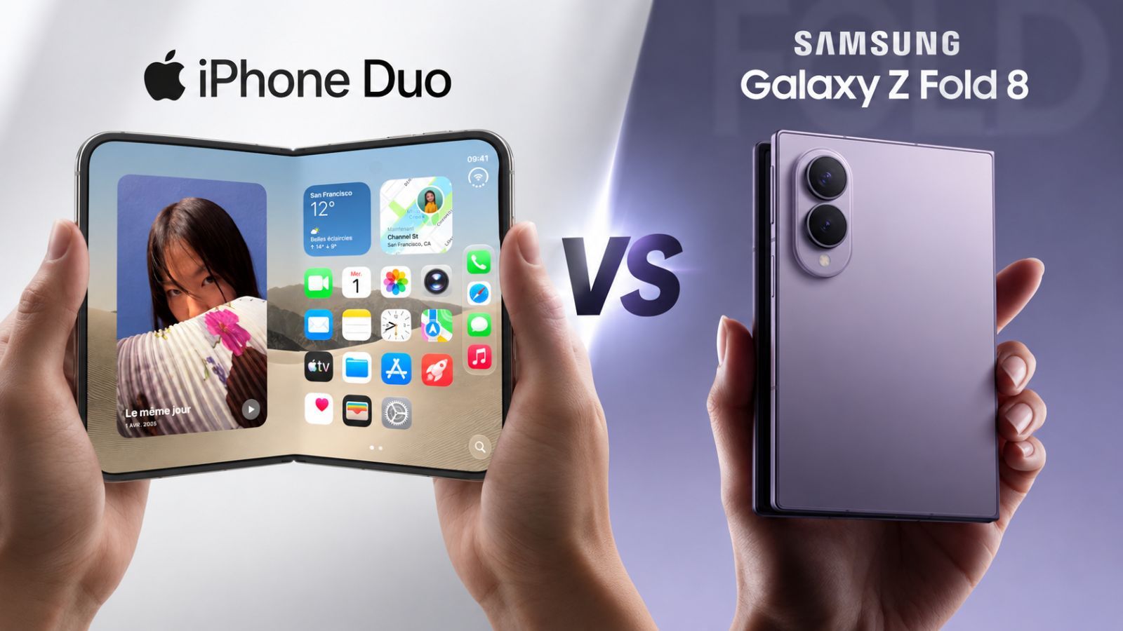 iphone duo vs galaxy z fold 8
