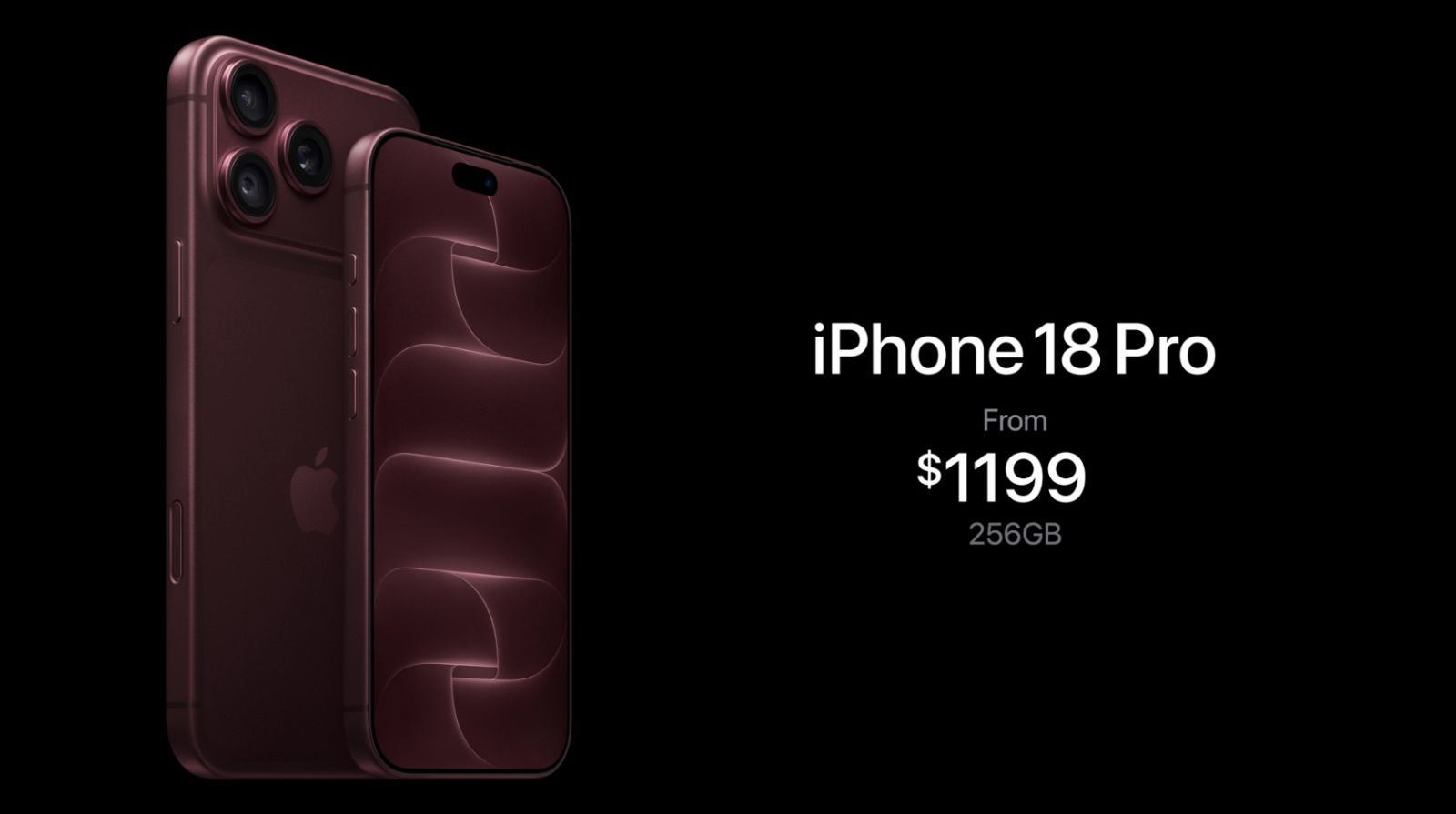 keynote apple 9 sept 2026 iphone 18 pro prix