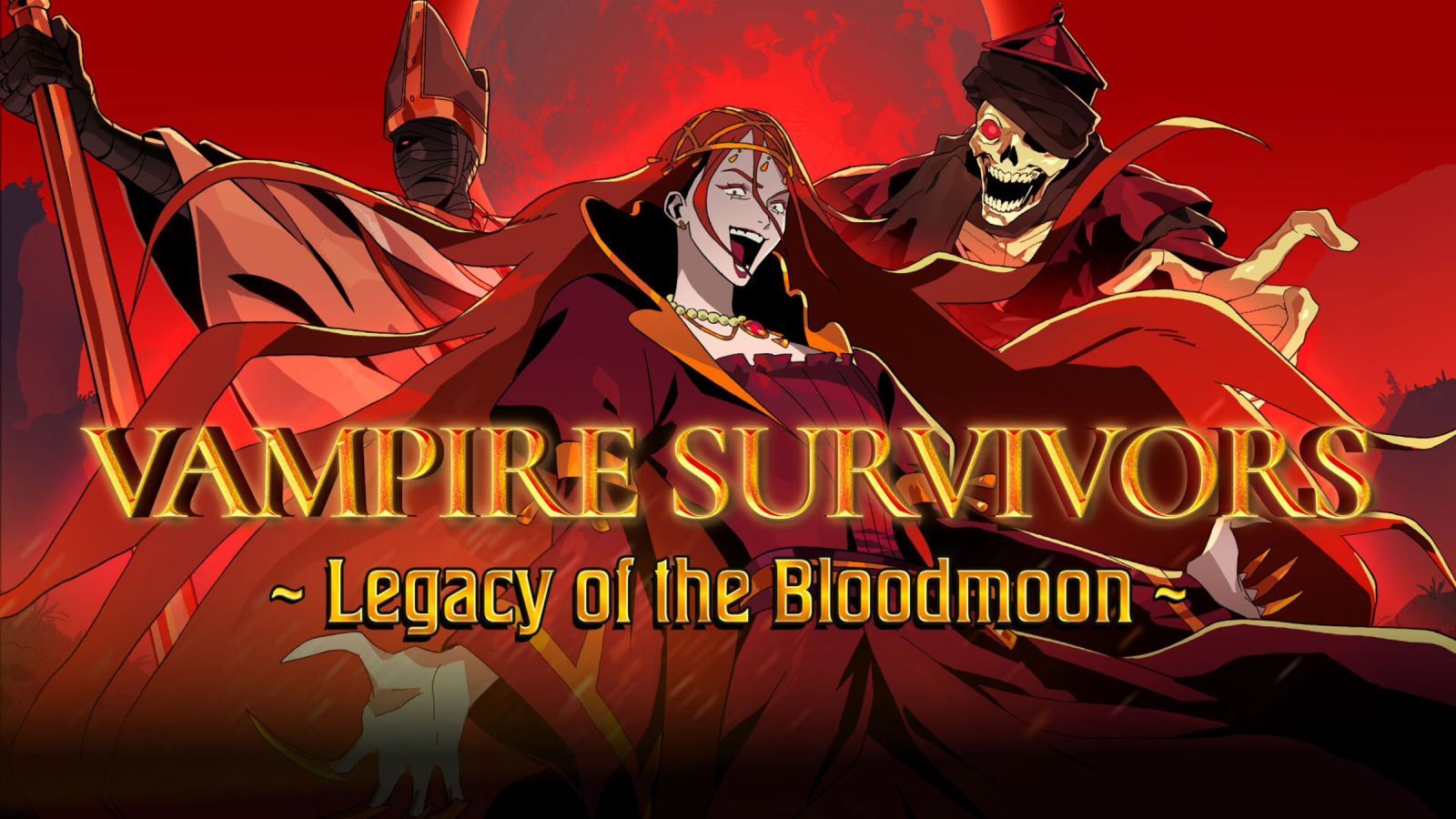 Vampire Survivors : Legacy of the Bloodmoon est le 8e DLC